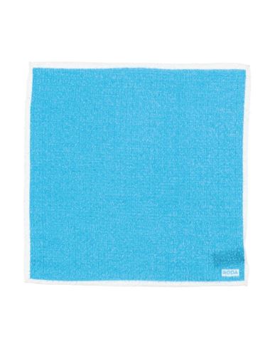 Roda Woman Scarf Azure Size - Viscose, Silk In Blue