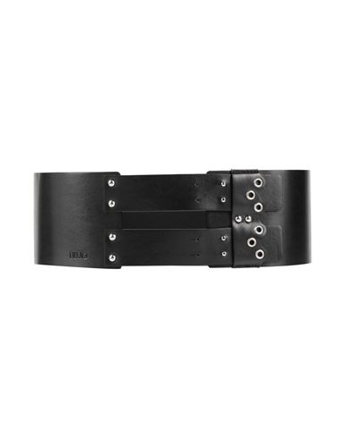 Liu •jo Woman Belt Black Size L Polyurethane, Viscose, Elastane, Iron, Brass