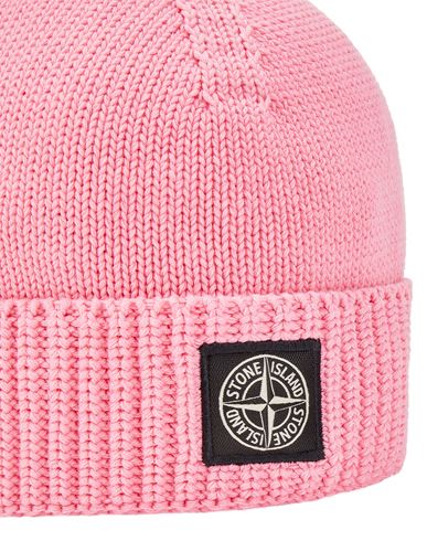 pink stone island hat