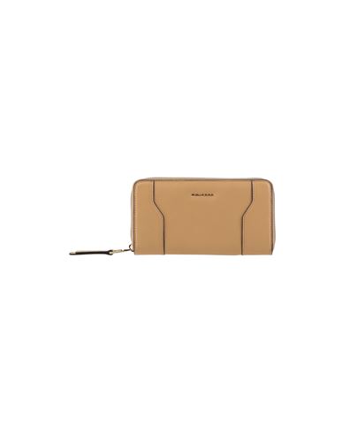 Piquadro Woman Wallet Sand Size - Bovine Leather In Beige