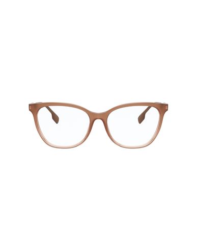 Shop Burberry Be2333 Woman Eyeglass Frame Brown Size 53 Metal