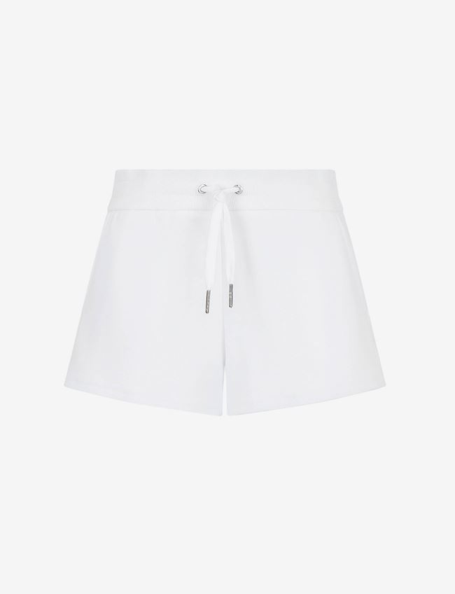 Armani Exchange Shorts Bianco Cotone, Poliestere