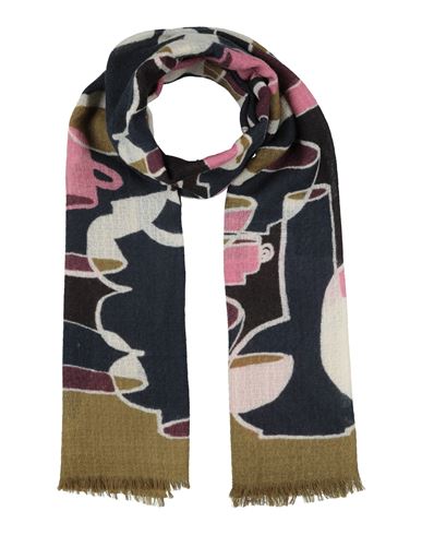 Epice Épice Woman Scarf Military Green Size - Wool In Multi