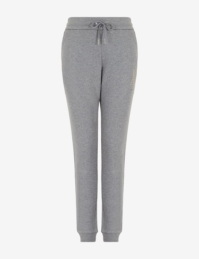 Armani Exchange Pantalone Da Jogging Grigio Cotone