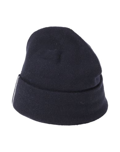 Thom Browne Man Hat Navy Blue Size Onesize Merino Wool