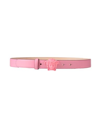 Versace Woman Belt Pink Size 38 Calfskin