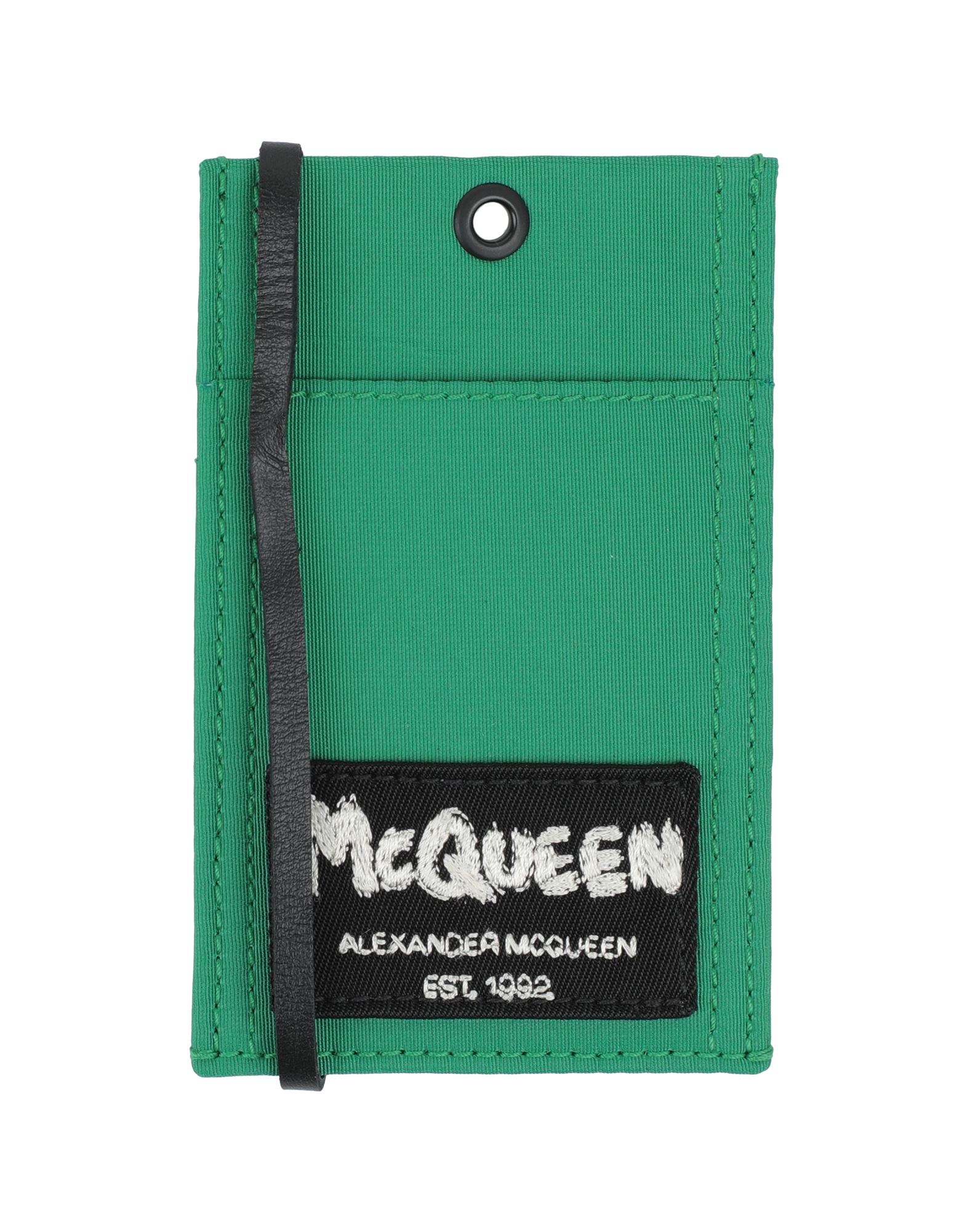 Alexander Mcqueen Document Holders In Green