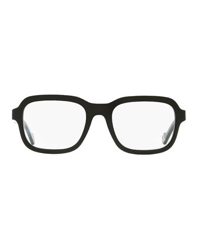 Moncler Rectangular Ml5100 Eyeglasses Man Eyeglass Frame Black Size 56 Acetate
