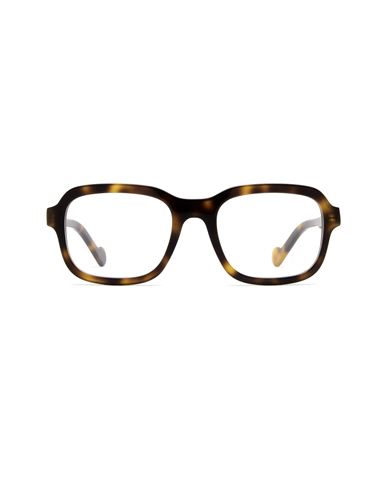Moncler Rectangular Ml5100 Eyeglasses Man Eyeglass Frame Brown Size 56 Acetate
