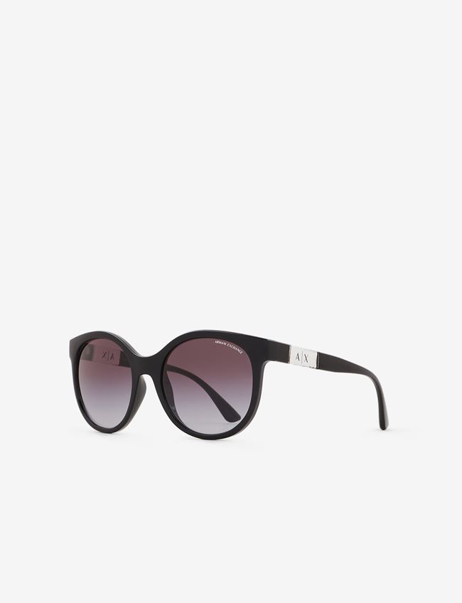 Armani Exchange Occhiale Da Sole Nero Acetato
