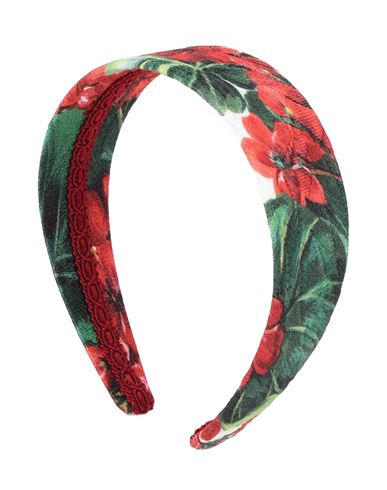 Dolce & Gabbana Babies'  Toddler Girl Hair Accessory Red Size - Cotton, Viscose, Elastane In Green