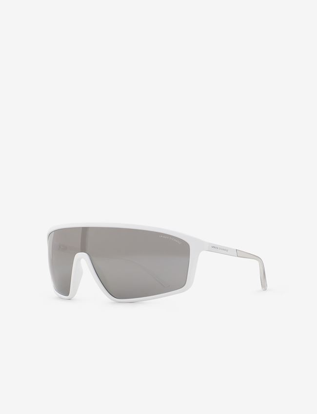 Armani Exchange Occhiale Da Sole Bianco Diacetato Di Cellulosa