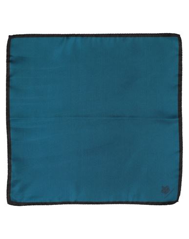 Dolce & Gabbana Man Scarf Deep Teal Size - Silk In Green