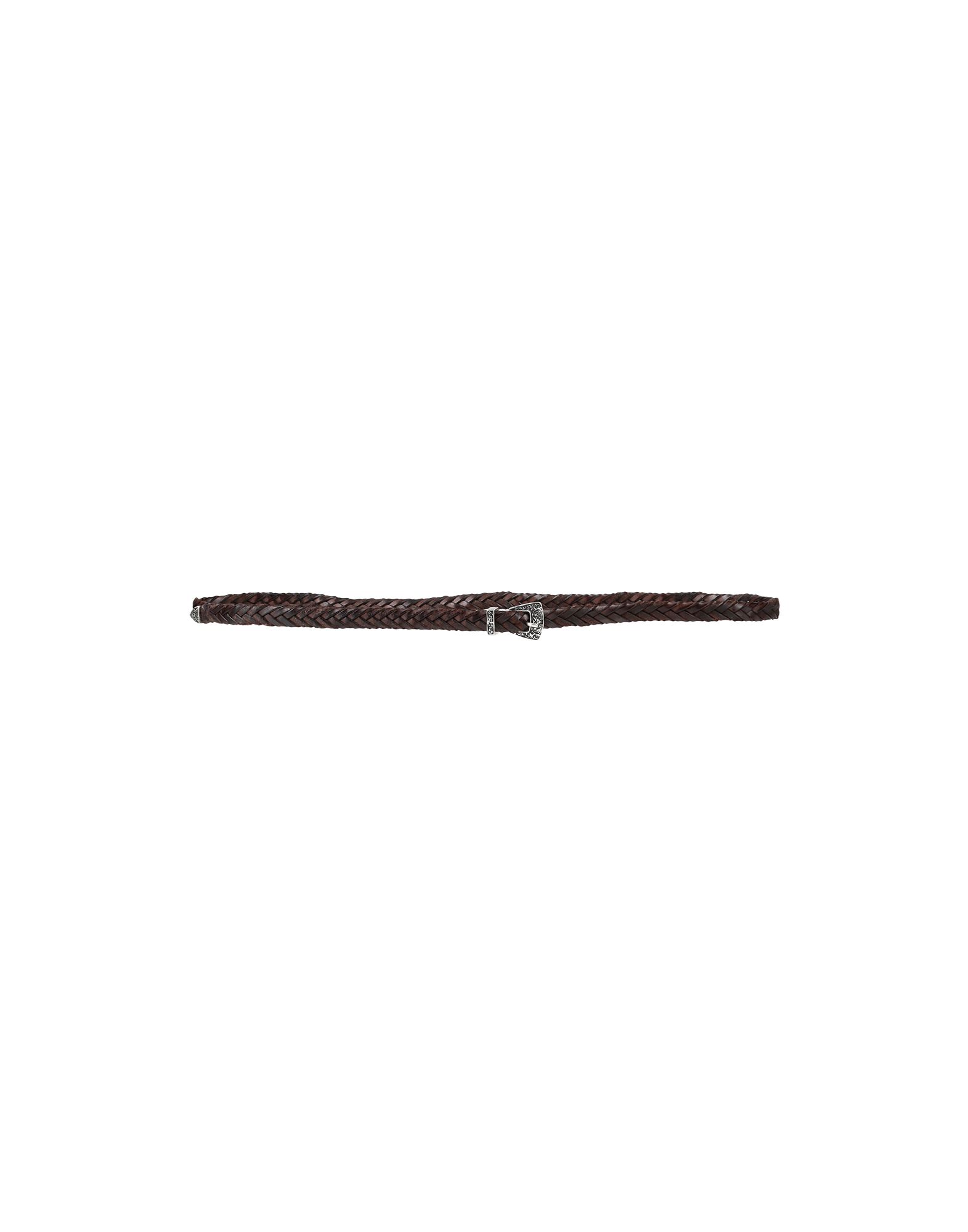 Dondup Belts In Dark Brown