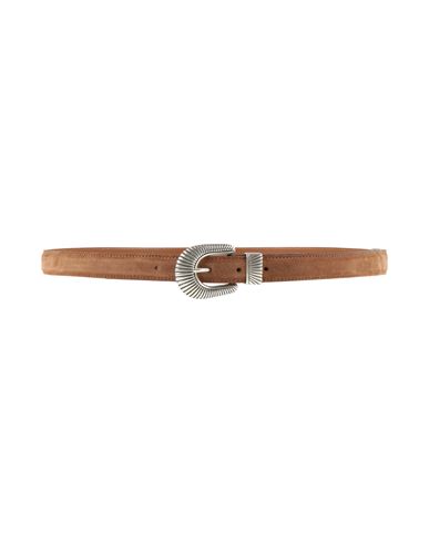 Eleventy Man Belt Brown Size 43 Leather In Brown
