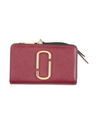 Marc Jacobs Woman Wallet Burgundy Size - Soft Leather In Red