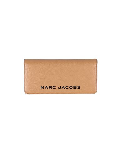 Marc Jacobs Woman Checkbook Holder Camel Size - Bovine Leather In Beige