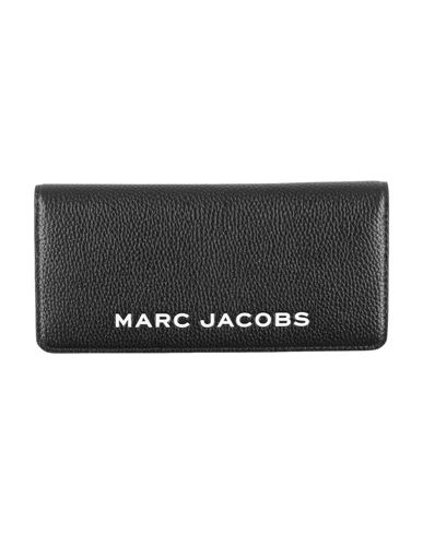 Marc Jacobs Woman Checkbook Holder Black Size - Bovine Leather