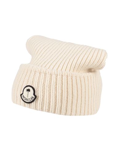 Moncler Genius 8 Moncler Palm Angels Man Hat Ivory Size Onesize Wool In White