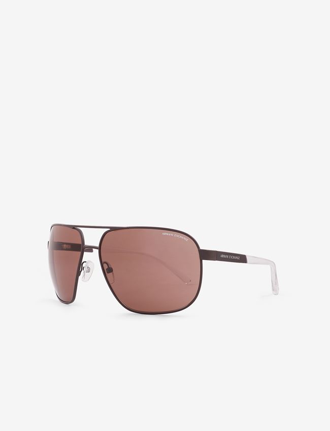 Armani Exchange Occhiale Da Sole Testa Di Moro Metallo