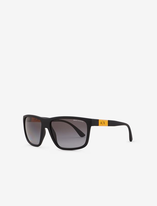 Armani Exchange Occhiale Da Sole Nero Acetato