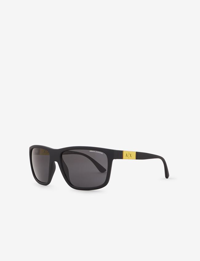 Armani Exchange Occhiale Da Sole Nero Acetato