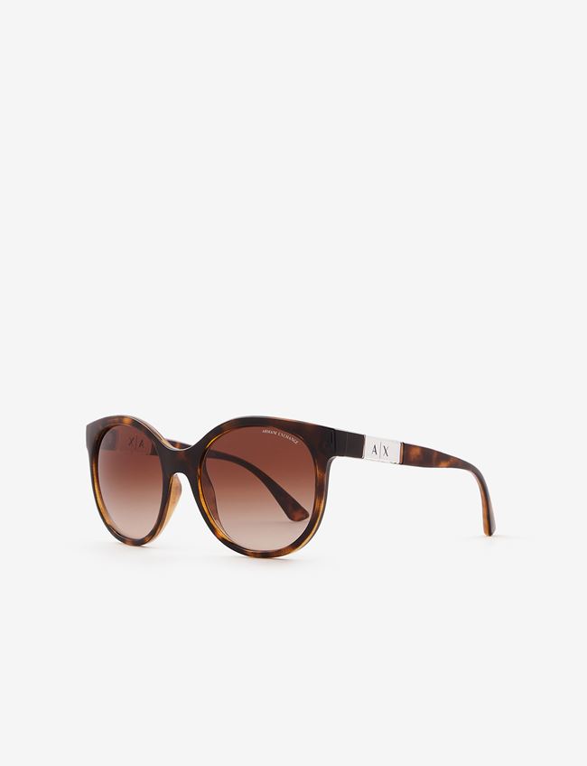 Armani Exchange Occhiale Da Sole Testa Di Moro Diacetato Di Cellulosa