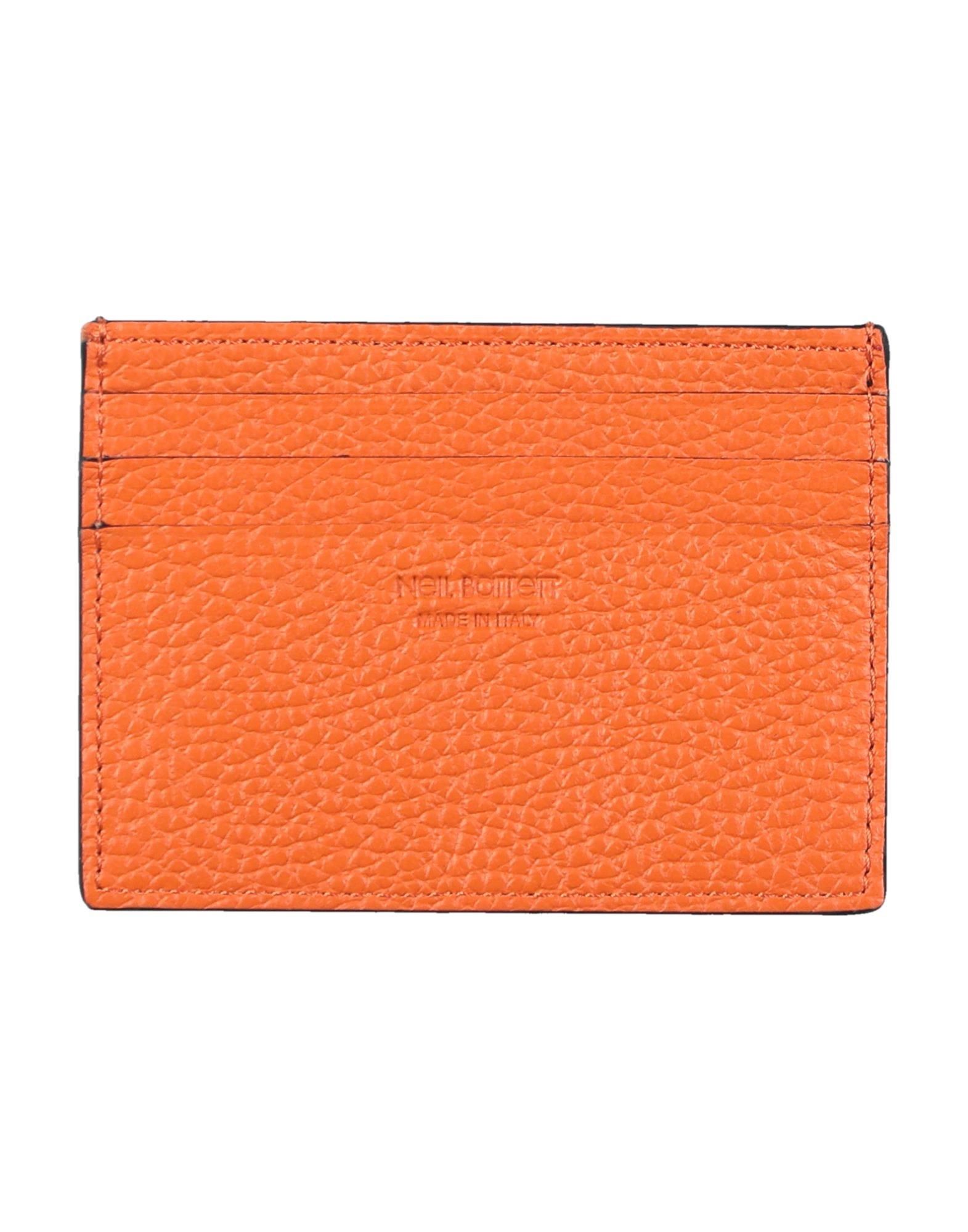 Neil Barrett Document Holders In Orange