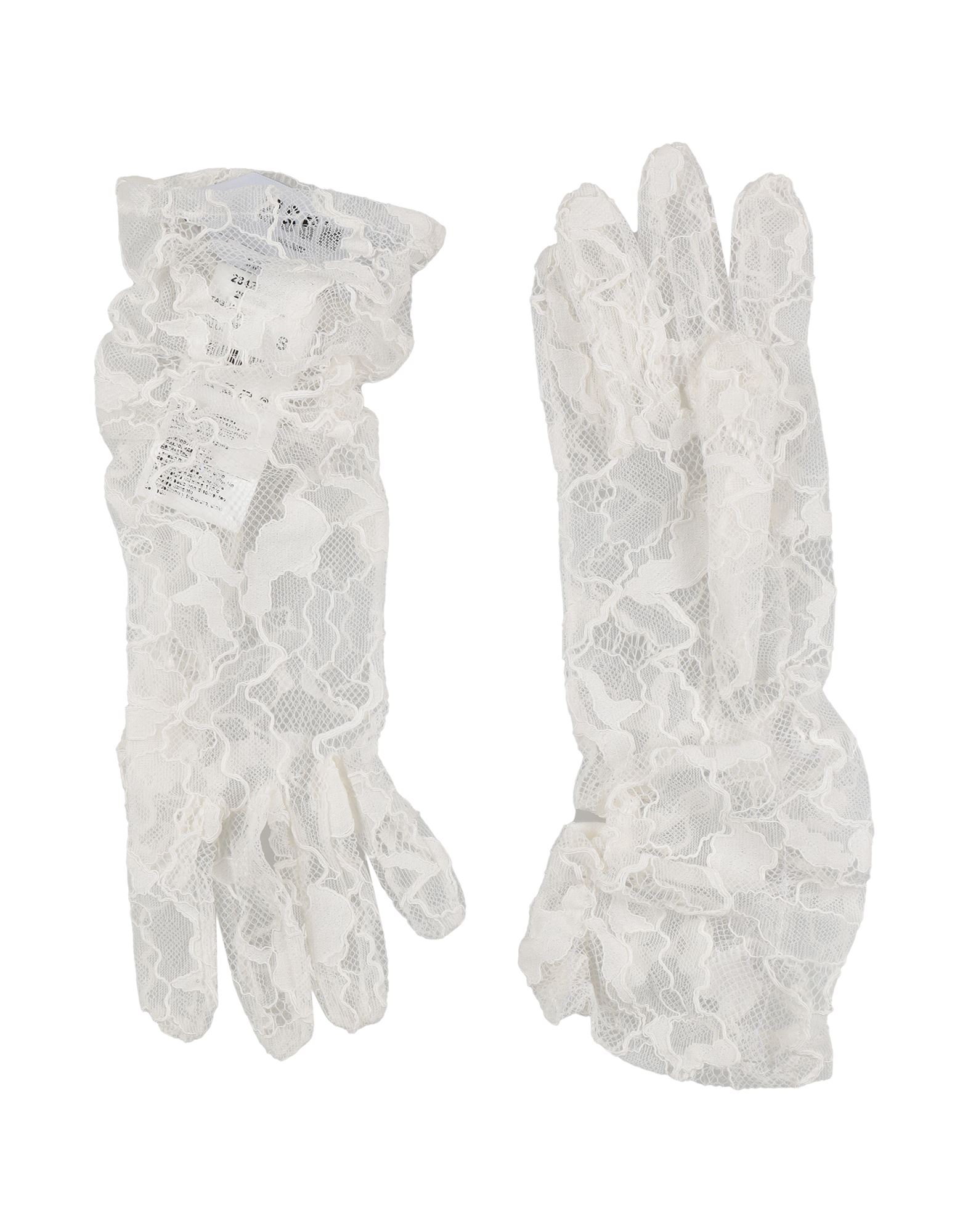 Msgm Gloves In White