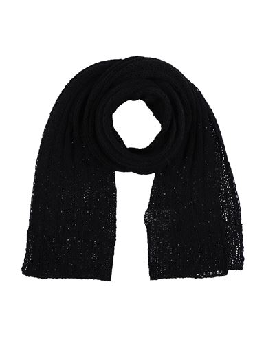 Woman Belt Black Size L Cotton, Elastane