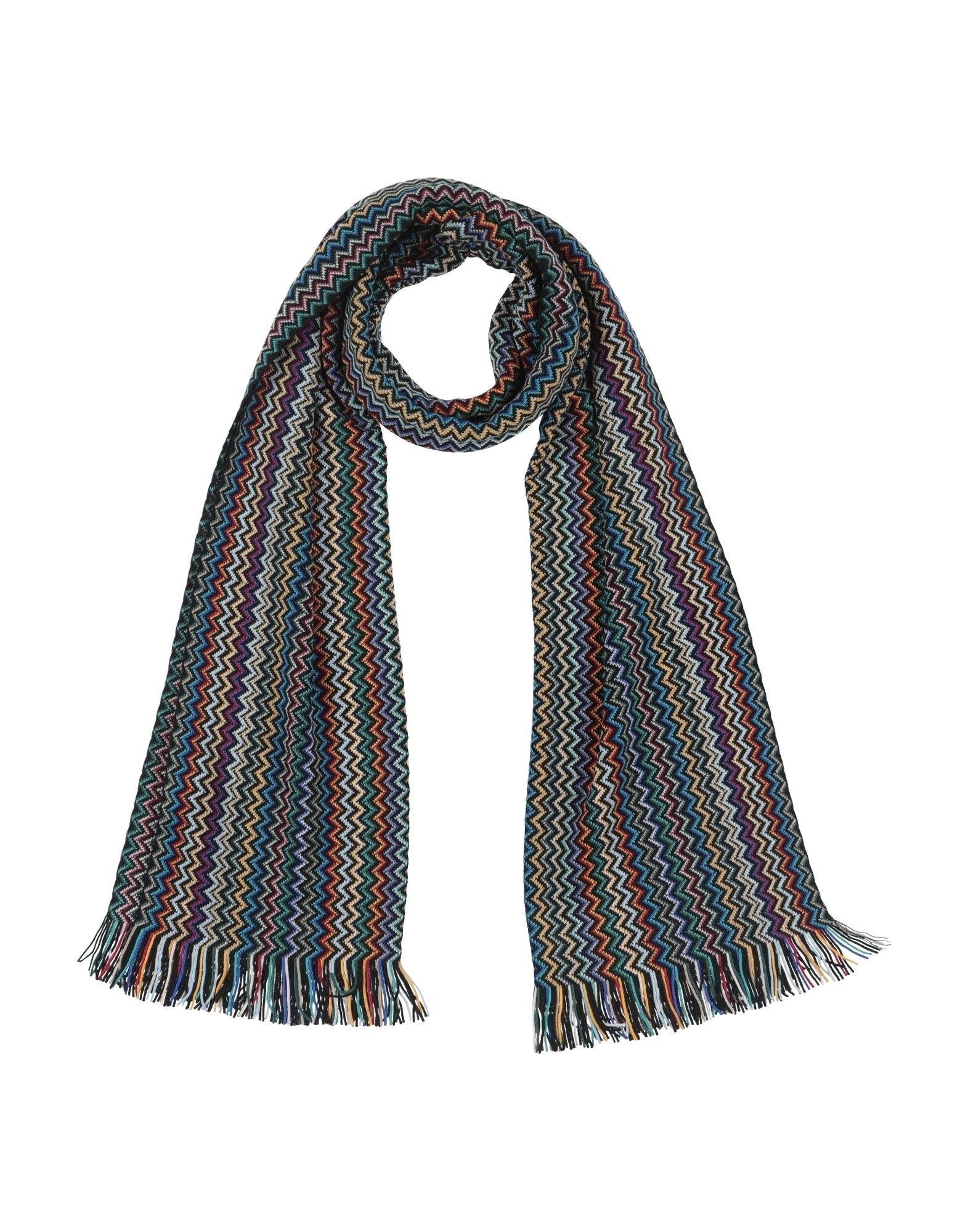 MISSONI MISSONI WOMAN SCARF BLACK SIZE - WOOL, ACRYLIC