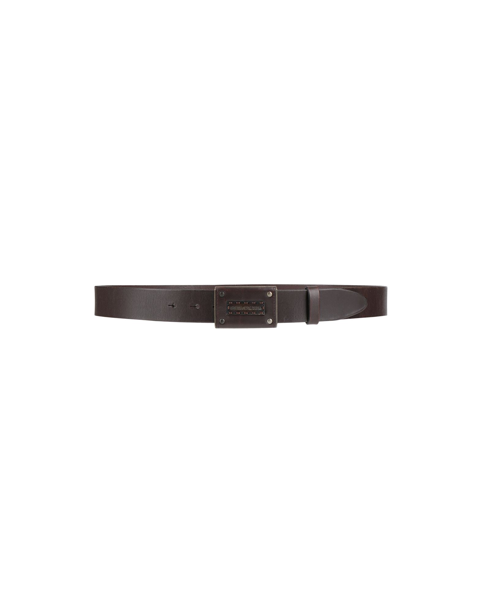 Dolce & Gabbana Belts In Dark Brown