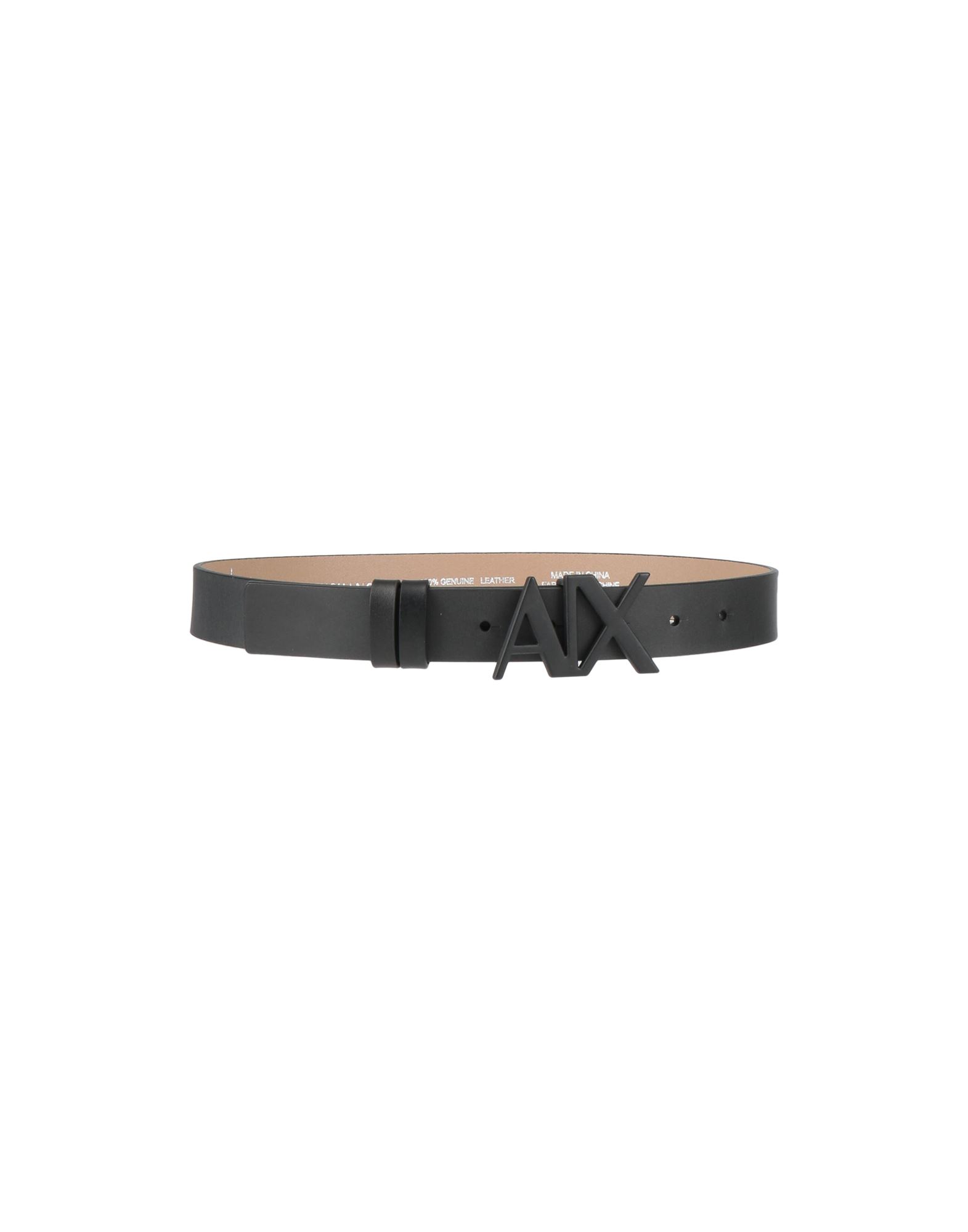 Armani Exchange Belts In Black