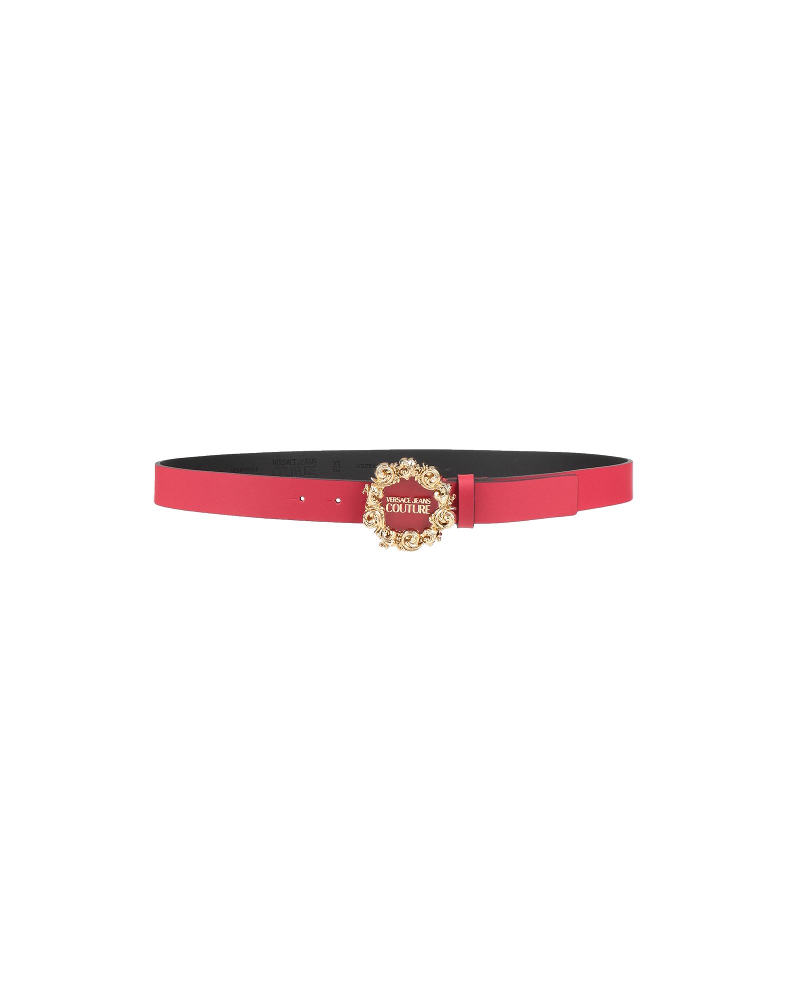 Versace Jeans Couture Belts In Brick Red
