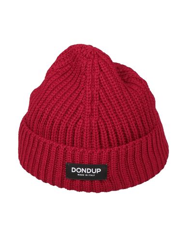 Dondup Man Hat Brick Red Size Onesize Wool, Acrylic