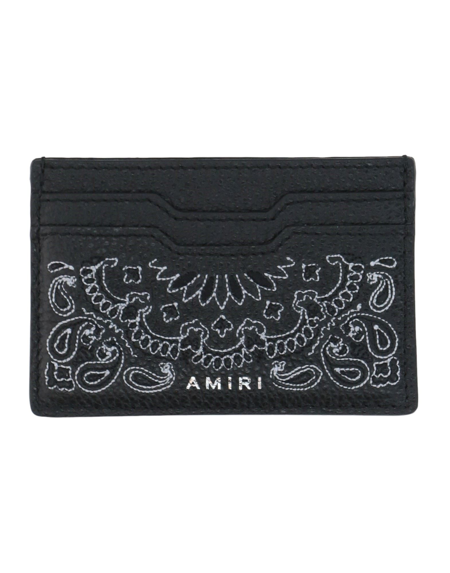 Amiri Document Holders In Black