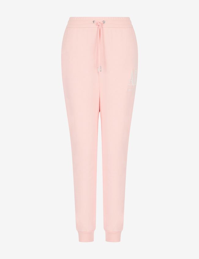 Armani Exchange Pantalone Da Jogging Rosa Cotone