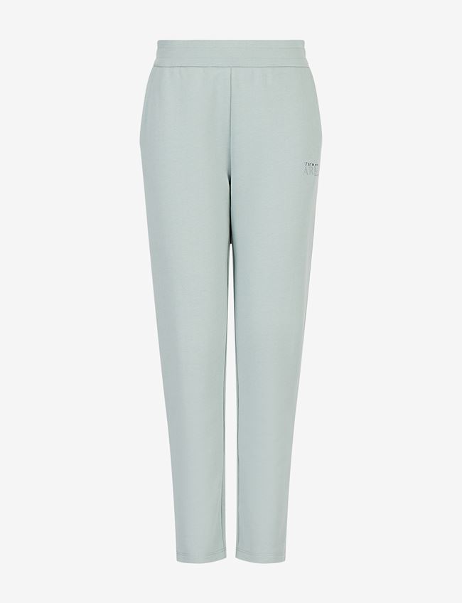 Armani Exchange Pantalone Da Jogging Verde Menta Cotone