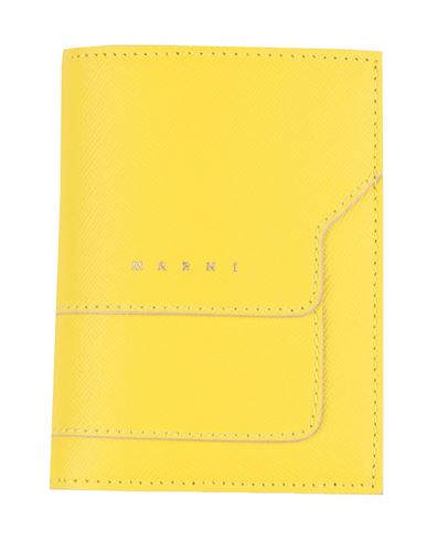 Marni Woman Wallet Yellow Size - Bovine Leather