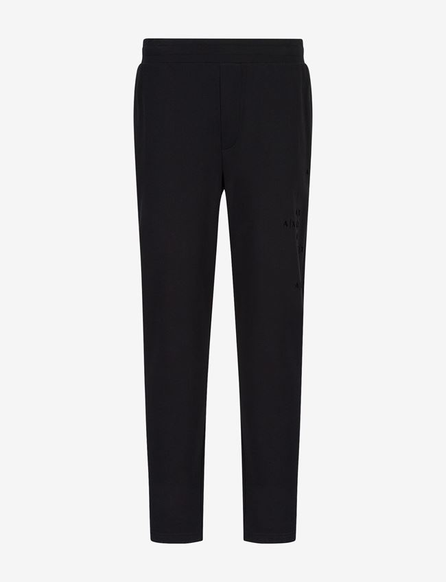 Armani Exchange Pantalone Da Jogging Nero Cotone