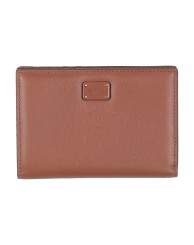 Dolce & Gabbana Woman Wallet Brown Size - Calfskin In Brown