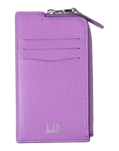 Shop Dunhill Man Wallet Purple Size - Soft Leather