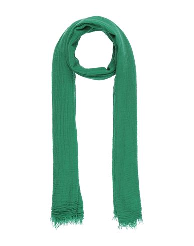Caractere Caractère Woman Scarf Emerald Green Size - Lyocell, Wool