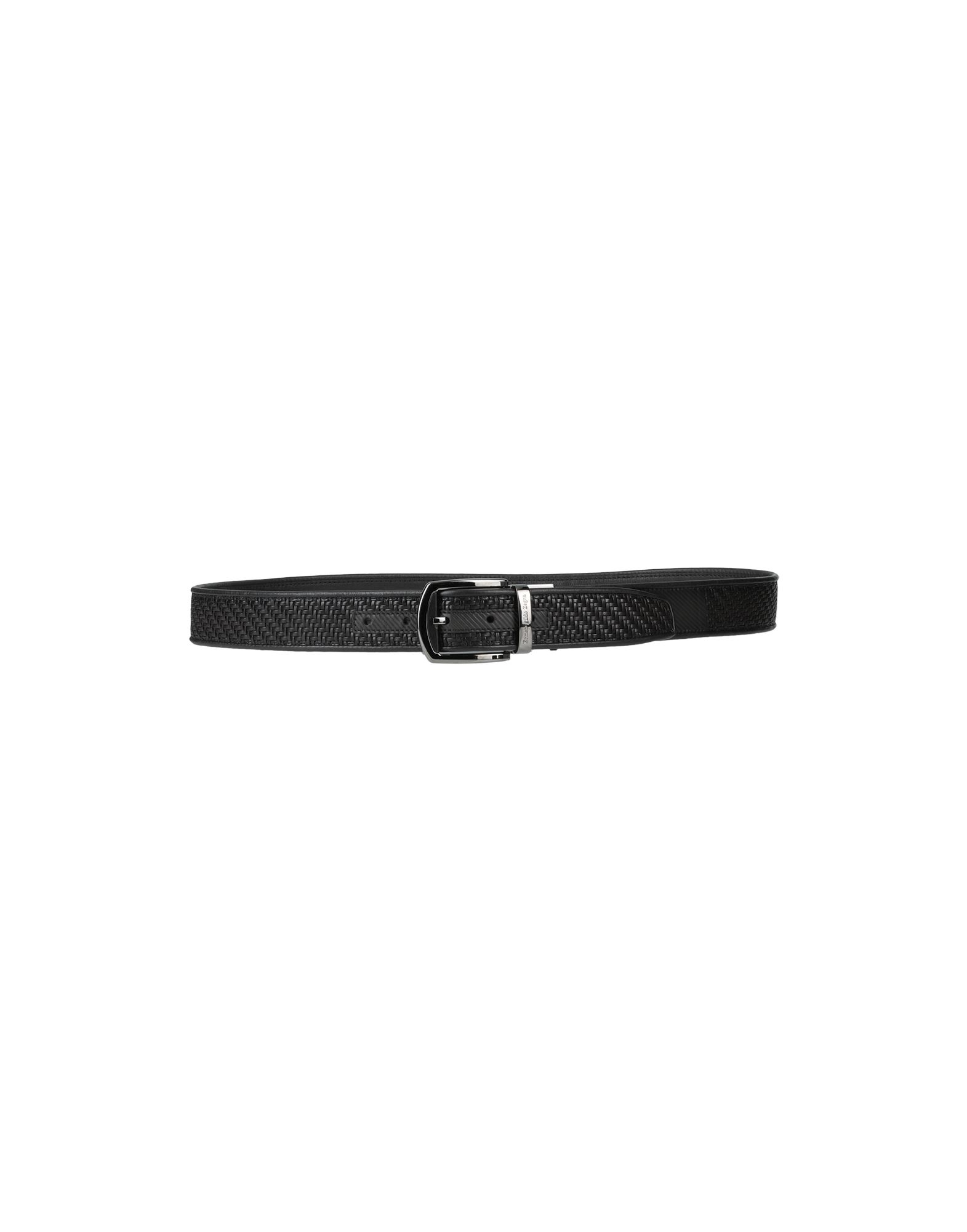 簡易包装！ゼニア　ベルト　BLACK ブラック リバーシブル両面仕様レザーベルト SS25 22986639