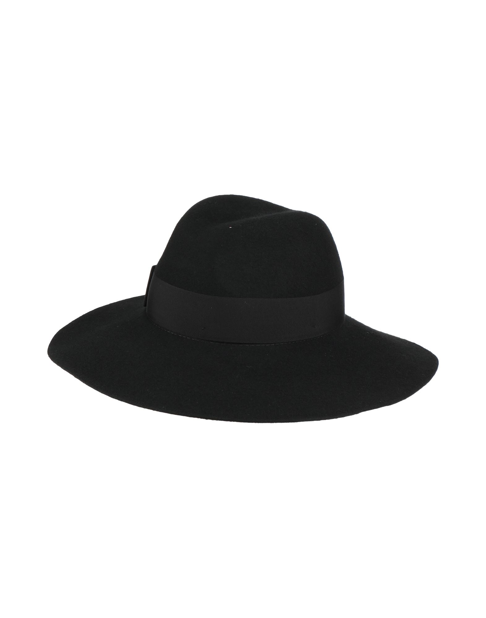 Shop Borsalino Woman Hat Black Size M Merino Wool
