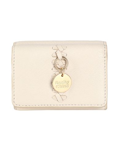 See By Chloé Woman Wallet Beige Size - Goat skin