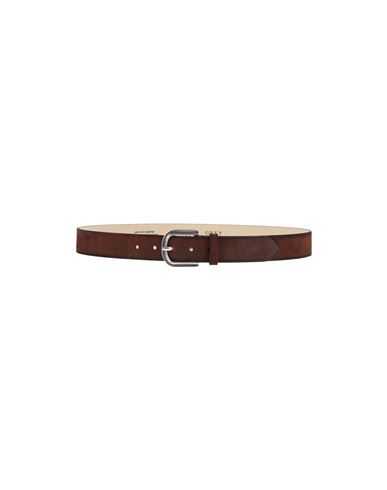 Man Belt Brown Size 38 Soft Leather