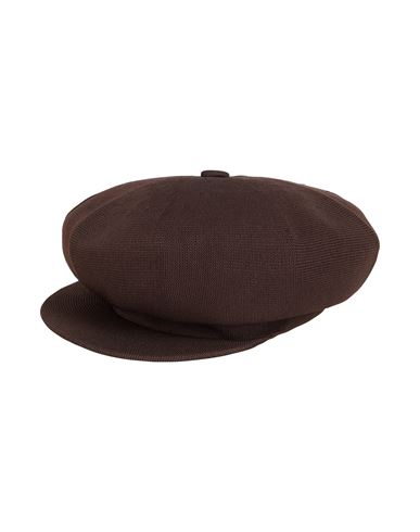 Shop Kangol Man Hat Dark Brown Size Xl Polyester, Modacrylic, Nylon