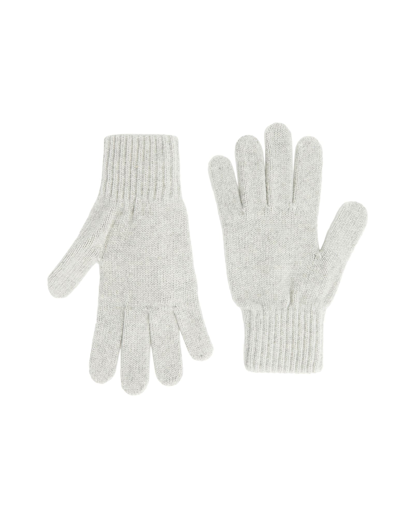 8 By Yoox Gloves In Grey