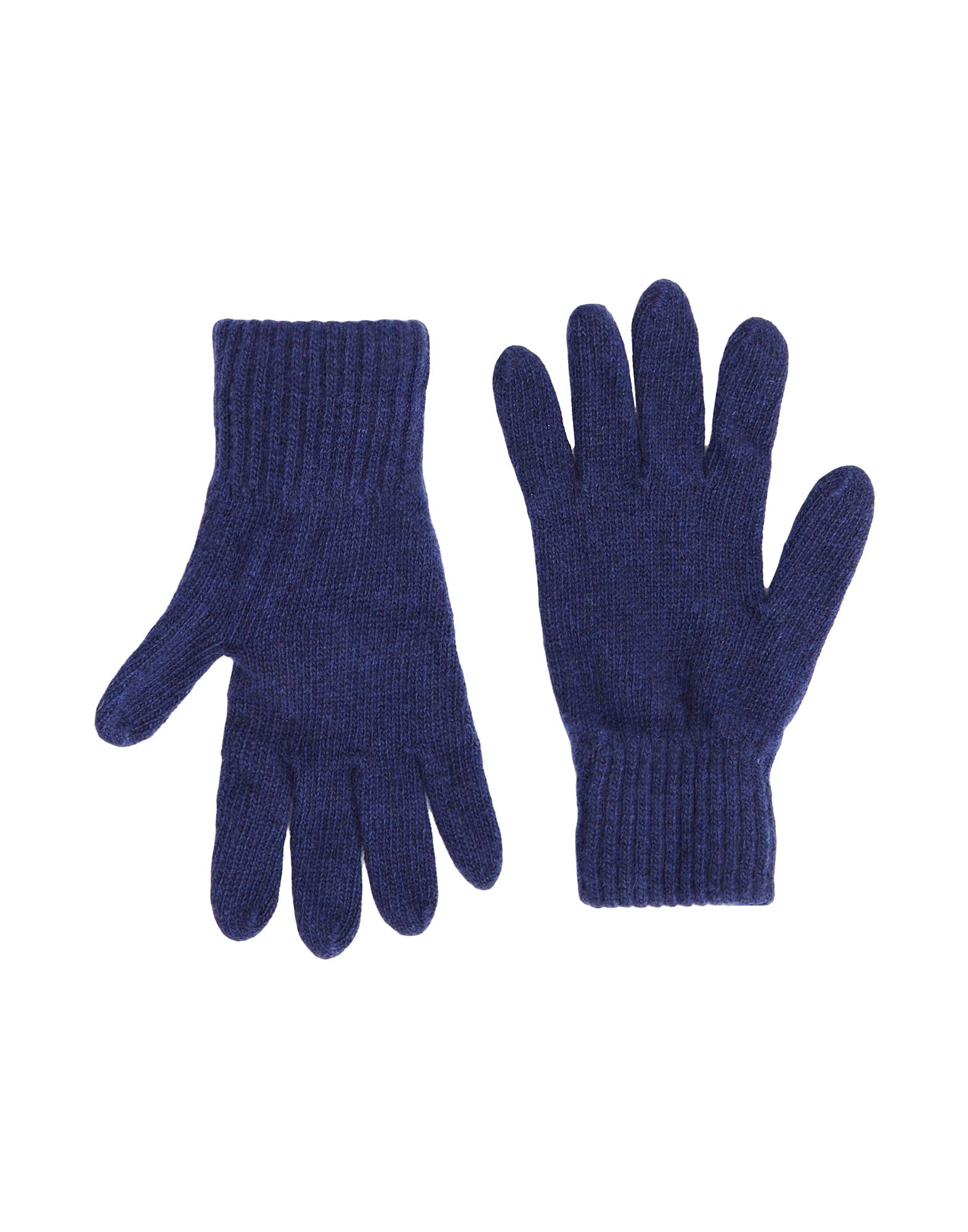 8 By Yoox Gloves In Blue